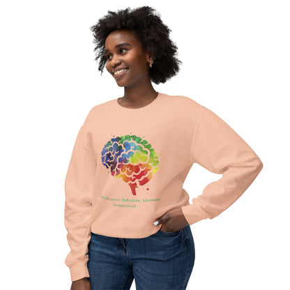 God's Wisdom Rainbow Crewneck Sweatshirt - Unisex Inspirational Apparel