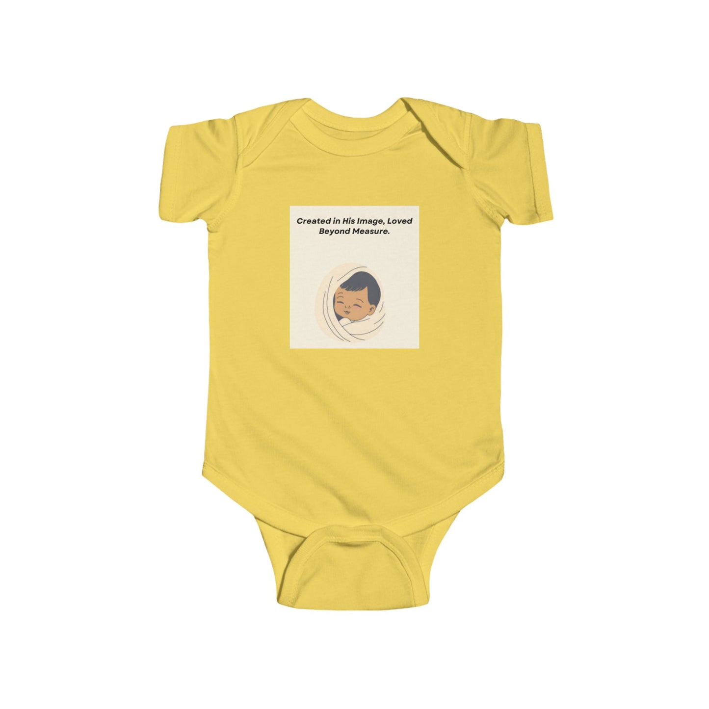 Created in His Love Infant Bodysuit - Adorable Baby Outfit for Newborns