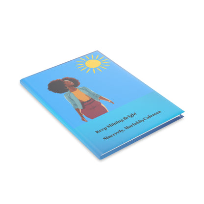 Inspirational Hardcover Notebook - Keep Shining Bright | Motivational Journal for Dreamers