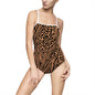 Wild Jungle Print Women's One-Piece Swimsuit - Fashionable Beachwear for Summer Vacations