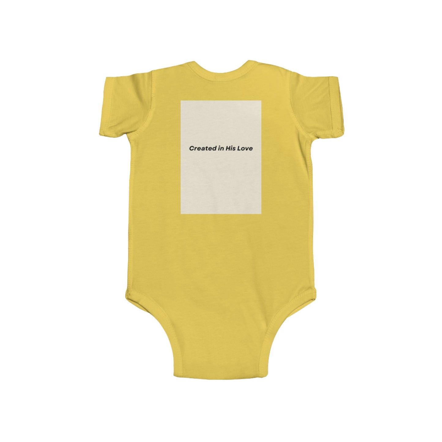 Created in His Love Infant Bodysuit - Adorable Baby Outfit for Newborns