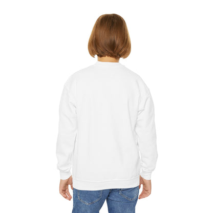 Happy Youth Crewneck Sweatshirt - Bright & Cheerful Comfort for Kids